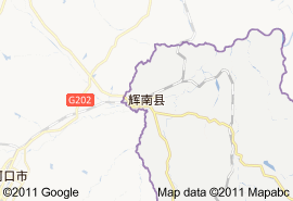 辉南县地图