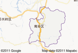 南芬区地图