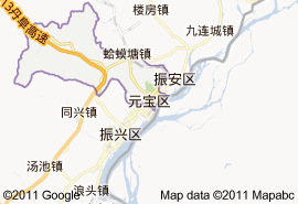 元宝区地图