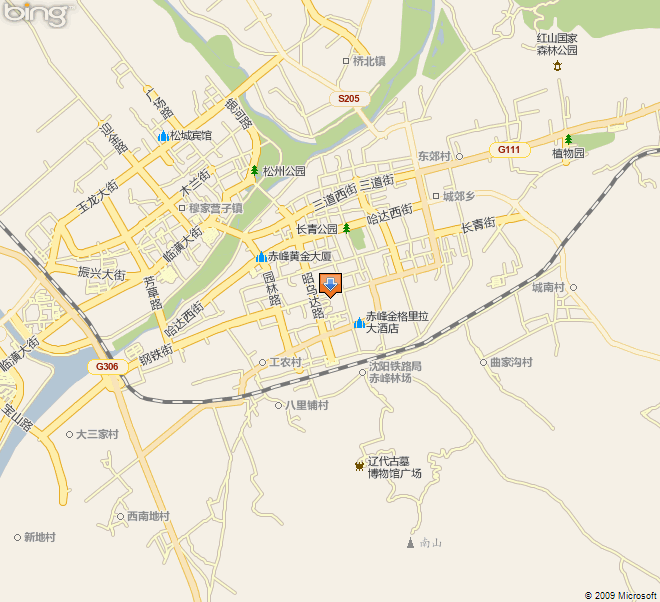 赤峰市红山区地图