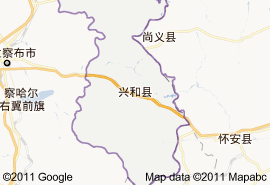 兴和县地图