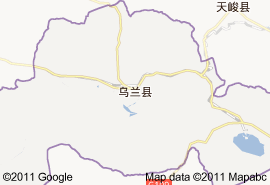 乌兰县地图