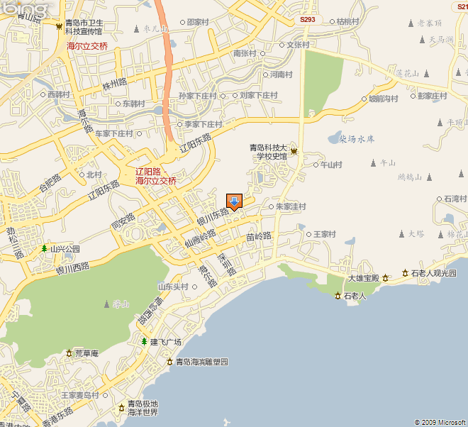 青岛市崂山区地图