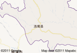 洛南县地图