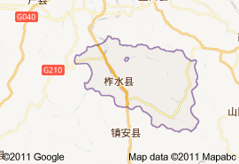 柞水县地图