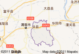 华县地图