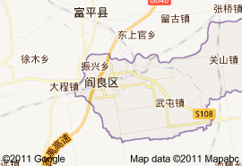 阎良区地图