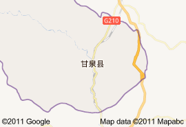 甘泉县地图