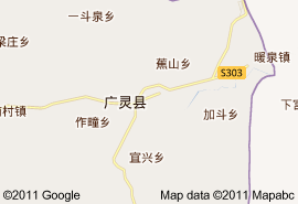 广灵县地图