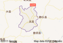 岚县地图