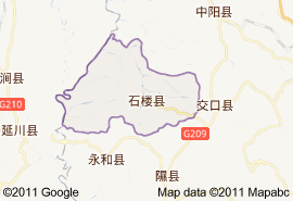 石楼县地图