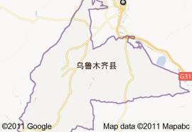 乌鲁木齐县地图