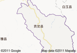 贡觉县地图