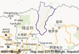 亚东县地图