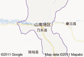 乃东县地图