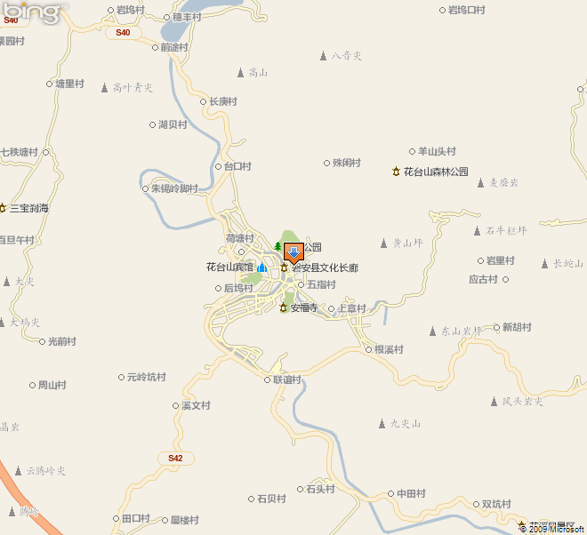 磐安县乡镇行政地图图片